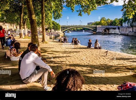 Europe European France French Paris Parisian Plage Beach Capital People