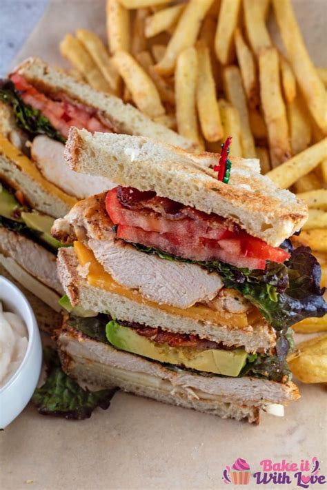 Chicken Club Sandwich Easy Homemade Version