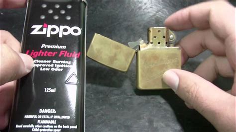 Zippo Como Recarregar Tutorial Youtube