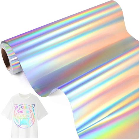 Korean Plain Silver Spectrum Heat Transfer Vinyl Packaging Type Roll