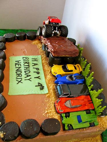 Monster Truck Rally Cake Melissa Barbakoff Flickr