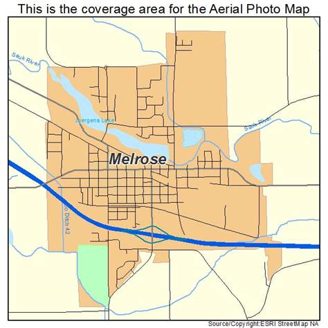 Aerial Photography Map of Melrose, MN Minnesota