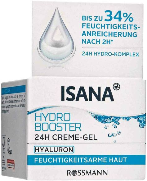 ISANA Hydro Booster 24h Cream Gel 50 Ml For Low Moisture Skin With