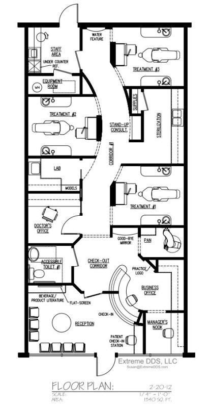 Simple Dental Clinic Floor Plan - Design Talk