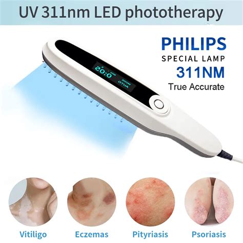 Uvb 311nm Light Therapy Lamp For Psoriasis Vitiligo Dermatitis Eczema