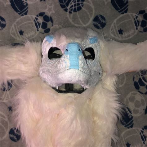 Check Out What I Just Found Fully Furred Dino Mask Read Description