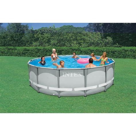 Intex 28201eh 10 X 30 Metal Frame Round Above Ground Swimming Pool With Pump