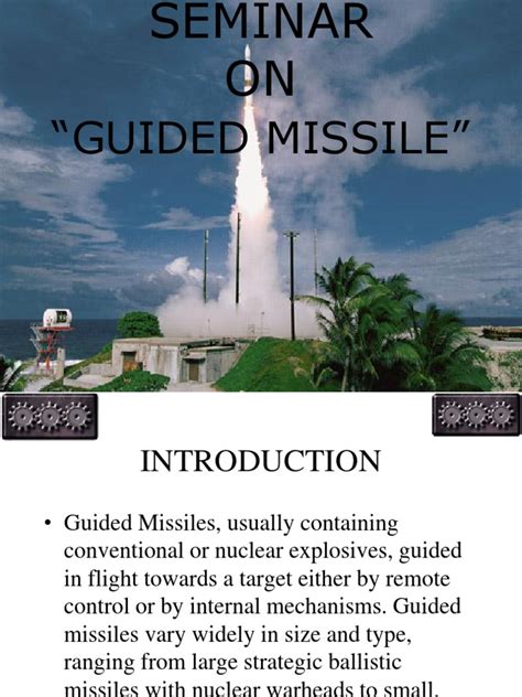 Guided Missile | PDF | Missile | Guidance System