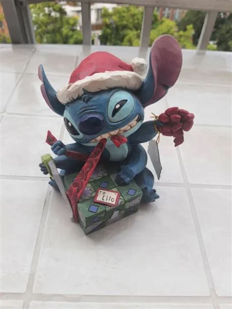 FIGURINE SHOWCASE DISNEY Traditions Stitch de Noël Lilo et Stitch EUR