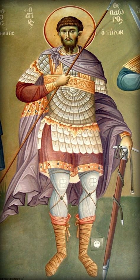santo theodorus tiro martir  november gereja katolik st andreas