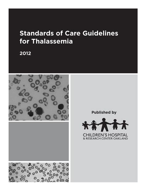 Pdf Standards Of Care Guidelines For Thalassemia Dokumen Tips