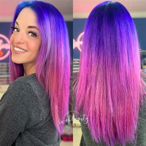 New Pinkpurple Ombré Hair