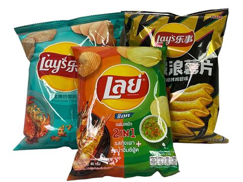 Asia Flavors of Lay's Potato Chips; Seller Pick of 3 Different Flavors ...