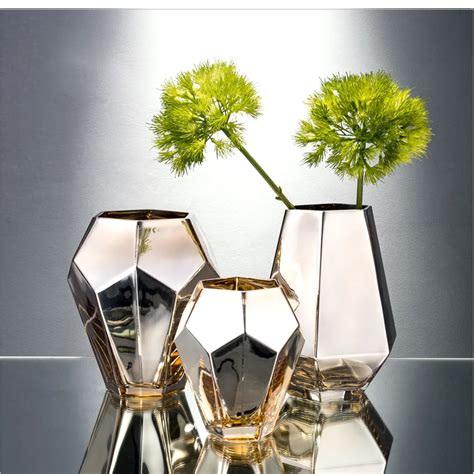 Diamond Star Gold Glass Vase Vases Aliexpress