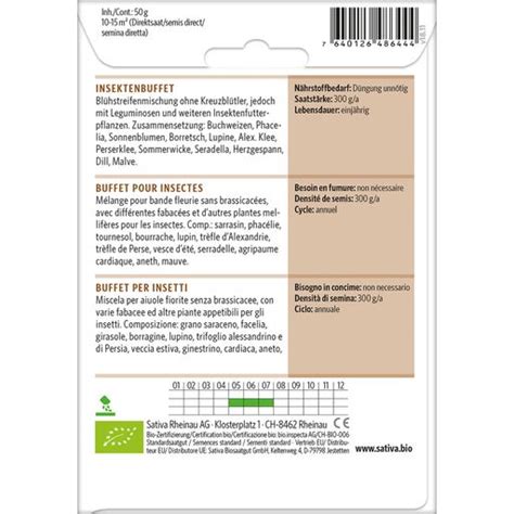 Sativa Biologische Groenbemester Insectenbuffet Verpakking