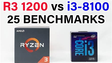 Intel I3 8100 Vs Ryzen 3 1200 Which Should You Buy Youtube