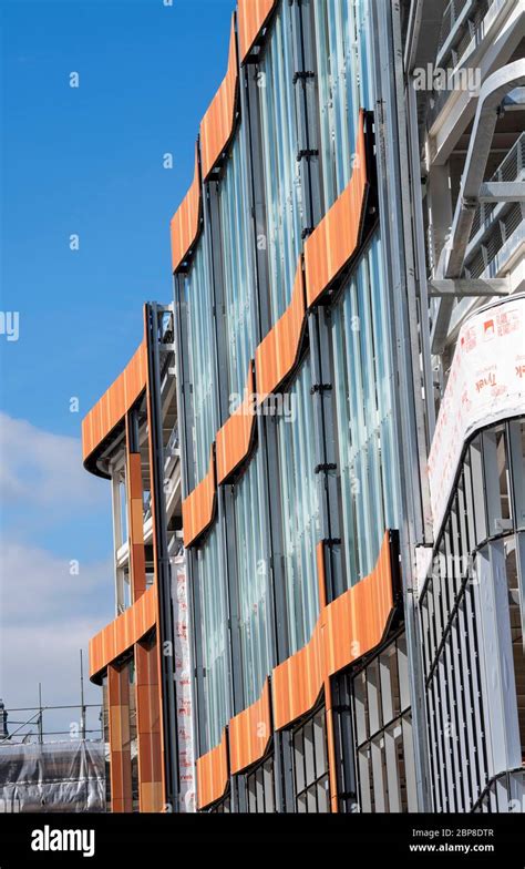 The New Broadmarsh Car Park And Library Development In Nottingham City