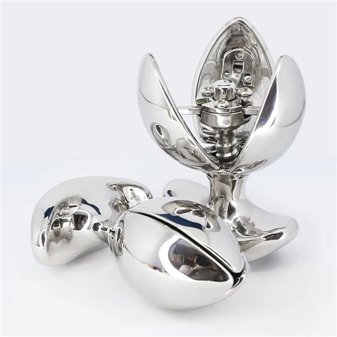 Heavy Anus Beads Asslock Stainless Steel Anal Plug With Lock Expanding