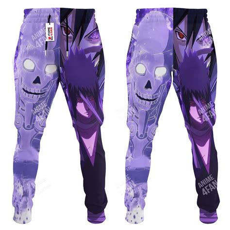 Uchiha Sasuke Sweatpants Custom Anime Nrt Joggers Merch Nousty