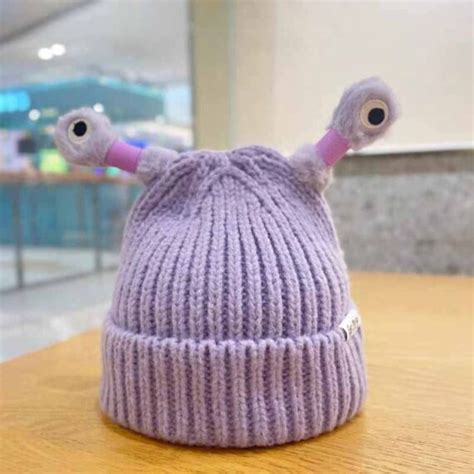 2023 Christmas New Arrival - Cute Little Monster LED Knit Beanie - Lulunami