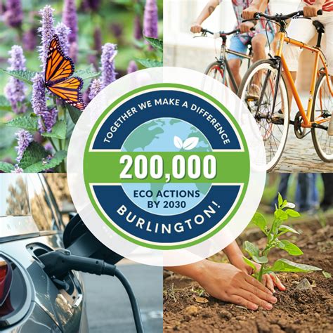 share  eco actions  action burlington
