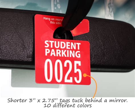 Custom Student & Faculty Parking Permits for Your School Parking Lot