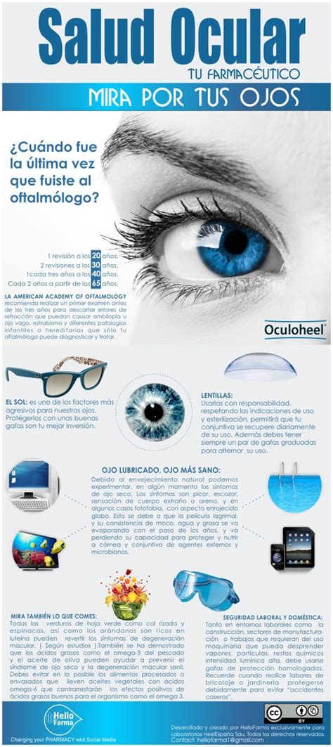 Infografía Sobre La Salud Ocular