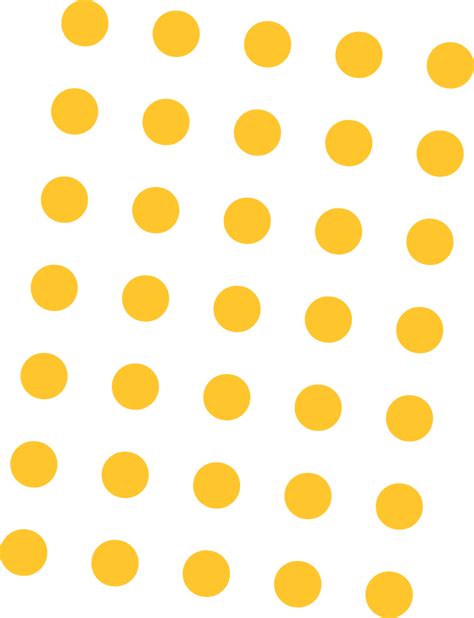 Yellow Dots Illustration In Png Svg