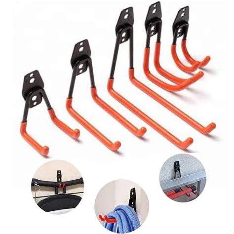 Hook Garage Storage Tool Wall Mounted Heavy Duty U Shaped Tool Garage