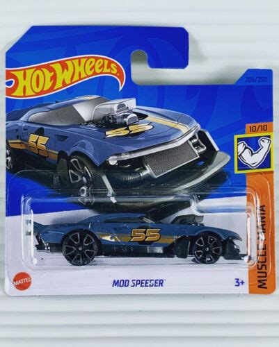 Hot Wheels 2023 Mod Speeder 206 250 Hw Muscle Mania 10 10 Hkg59 Boxed Shipping 74299057854 Ebay