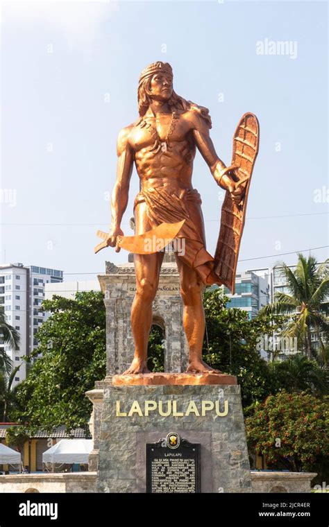 The More Than Life Sized Statue Of Cebu Hero Lapulapu At The Mactan