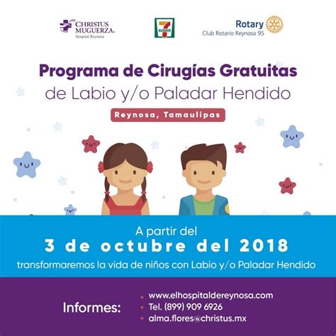 Programa de Cirugías Gratuitas de Labio y Paladar Hendido Dr J