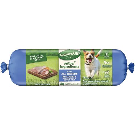 Nature's Gift Adult Chilled Fresh Dog Food Roll With Chicken ...