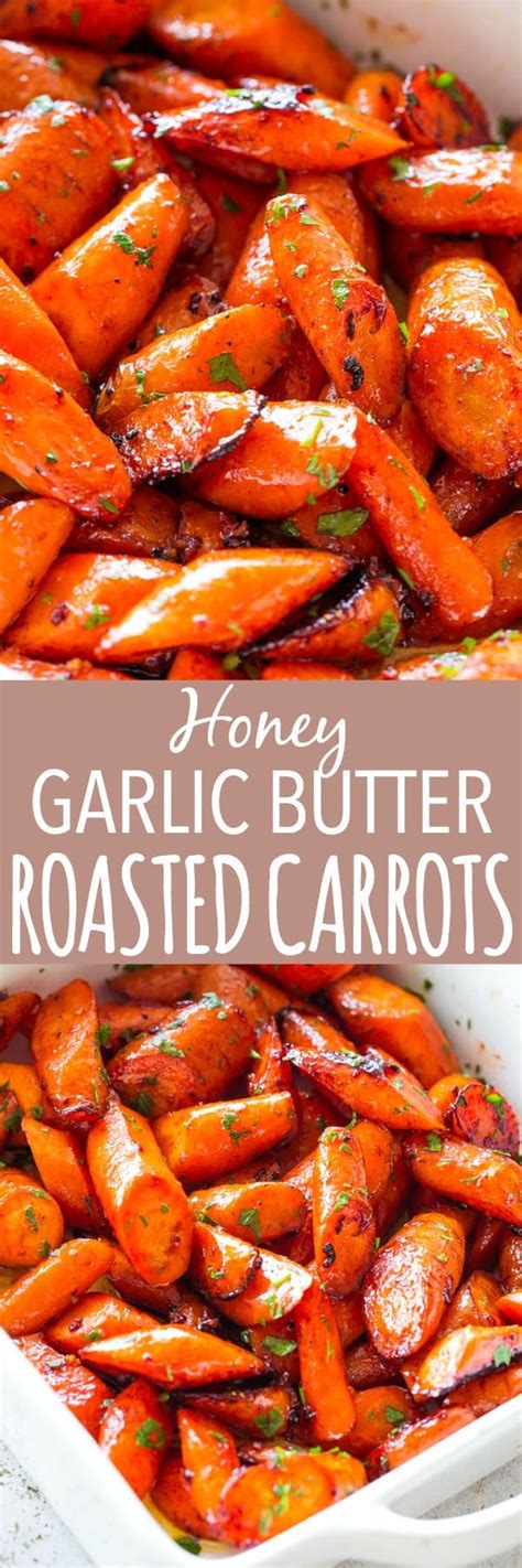 Honey Garlic Butter Roasted Carrots Glazed Carrots Recipe Artofit