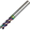 Flute Economy U Groove Carbide End Mills For Aluminium Dlc Coated