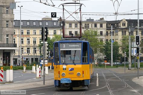 Deutschland Straßenbahn Leipzig Triebwagen Typ T6A2