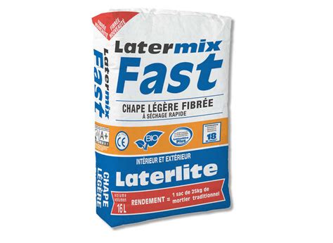 Mortier Fibr Pour Chape Interieur Et Exterieur Latermix Fast Sac De