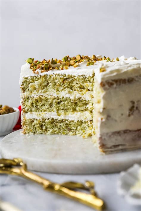 Pistachio Cake With Pistachio Italian Meringue Buttercream 53 Off