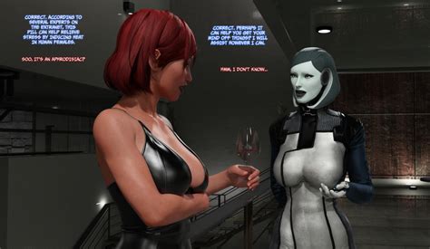 Rule 34 2girls 3d Aphrodisiac Big Breasts Big Butt Bodysuit Commander Shepard Dress Drugs Edi