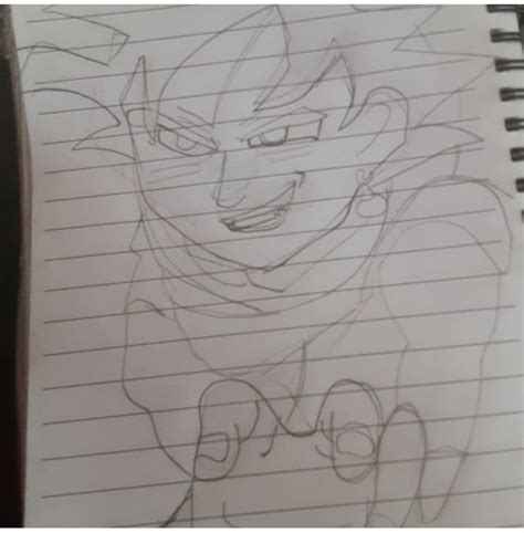 Goku black sketch drawing by Mingling93 on DeviantArt