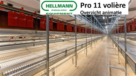 Hellmann Poultry PRO 11 volière Overzicht animatie YouTube