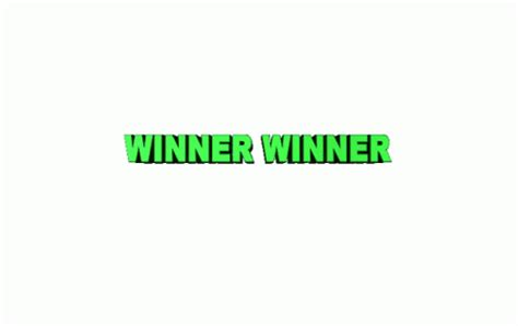 Winner Winner Winner Sticker - Winner Winner Winner Champion - Discover ...