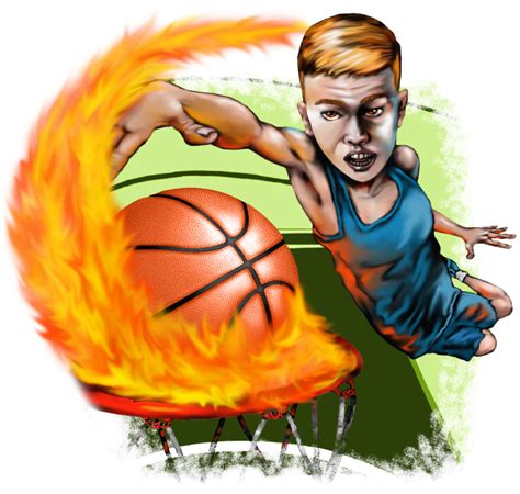 Basketball On Fire Vector PNG PNG Play