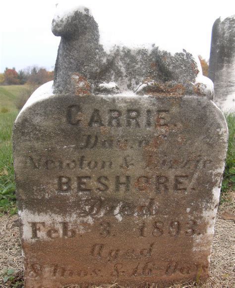 Carrie Beshore Memorial Find A Grave