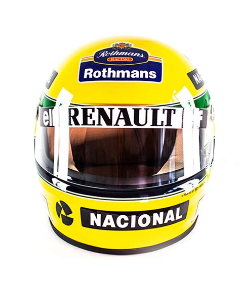 Ltima Temporada Na F R Plica Do Capacete De Ayrton Senna