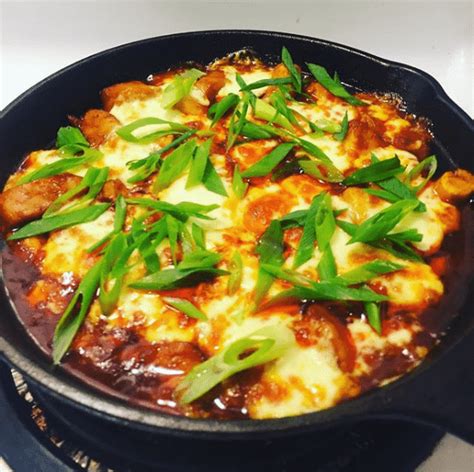 Fire Chicken With Cheese Cheese Buldak Recipe Maangchi