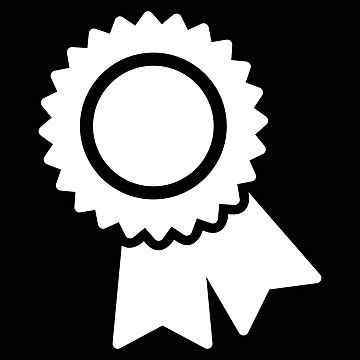 Icon For Certification In A Bicolor Set Representing Competition And