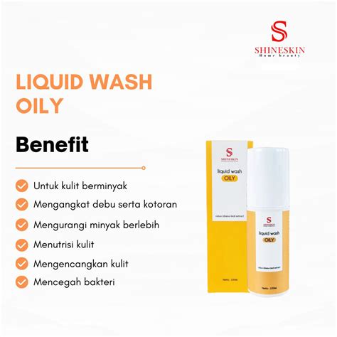 Shineskin Liquid Wash Oily Lazada Indonesia