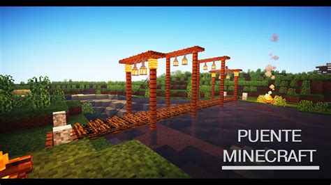 Como Hacer Un Puente Minecraft Puente En El Rio Bridge On The River