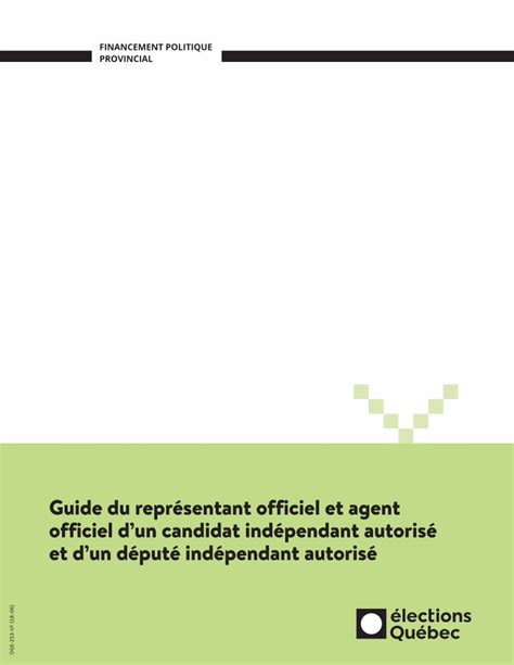 PDF Guide du représentant officiel et agent officiel dun DOKUMEN TIPS